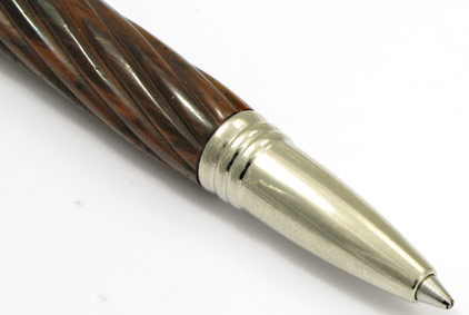 Stylo bille Indigo Metalcap COCOBOLO TWISTED IN75BT de Jean Pierre L�pine - photo 3