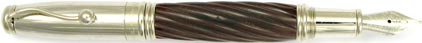 Stylo plume Indigo Metalcap COCOBOLO TWISTED IN75F de Jean Pierre L�pine, cliquez pour plus de d�tails sur ce stylo...