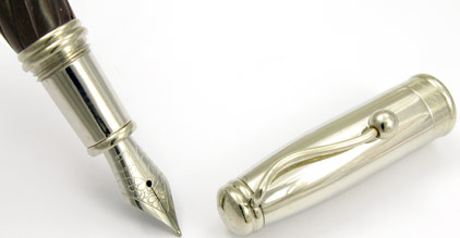 Stylo plume Indigo Metalcap COCOBOLO TWISTED IN75F de Jean Pierre L�pine - photo 2