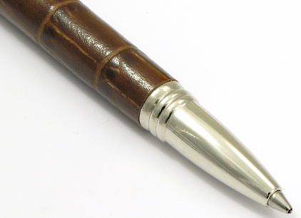 Stylo bille Indigo Cuir INC43B de Jean Pierre L�pine - photo.