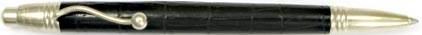 Stylo bille Indigo Cuir noir de Jean Pierre L�pine, cliquez pour plus de d�tails sur ce stylo...