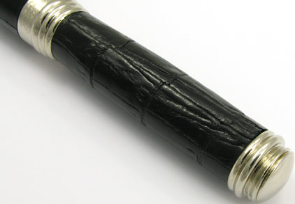 Stylo plume Indigo Cuir noir de Jean Pierre L�pine - photo 2