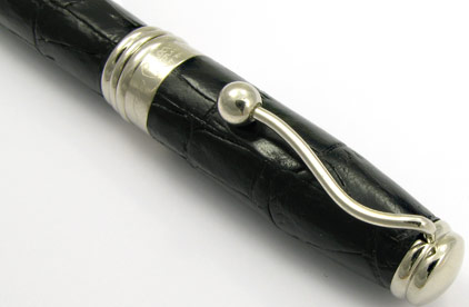 Stylo plume Indigo Cuir noir de Jean Pierre L�pine - photo 3