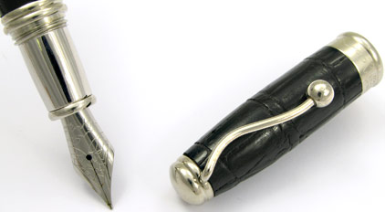 Stylo plume Indigo Cuir noir de Jean Pierre L�pine - photo 5