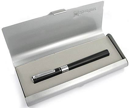 Stylo plume Eclipse noir mat d'Oberthur - photo.