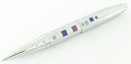 Stylo bille Ma�a parme et mauve de Oberthur - photo.
