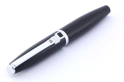 Stylo bille Ma�a noir laqu� d'Oberthur - photo 2