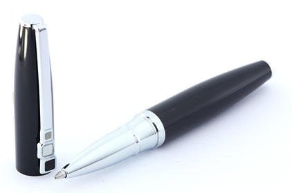 Stylo bille Ma�a noir laqu� d'Oberthur - photo 3