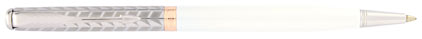 Stylo bille Sonnet Metal and Pearl Slim attributs palladi�s de Parker