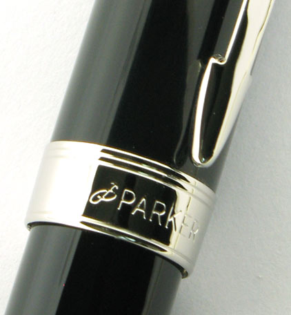Stylo bille Sonnet Mini laqu� noir intense attributs chrom�s de Parker - photo 3