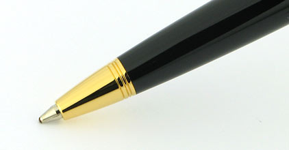Stylo bille Sonnet Mini laqu� noir intense attributs plaqu�s or de Parker  - photo 2