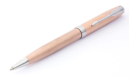 Stylo bille Sonnet Pink Gold attributs palladi�s de Parker - photo.