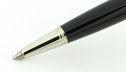 Stylo bille Sonnet Slim laqu� noir intense attributs chrom�s de Parker - photo 2