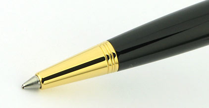 Stylo bille Sonnet Slim laqu� noir intense attributs plaqu�s or de Parker - photo 4