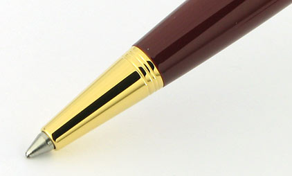Stylo bille Sonnet Slim laqu� rouge intense attributs plaqu�s or de Parker - photo 2