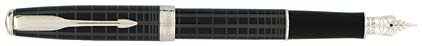 Stylo plume Sonnet laqu� gris intense attributs chrom�s de Parker