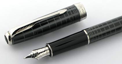 Stylo plume Sonnet laqu� gris intense attributs chrom�s de Parker - photo 4