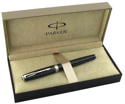 Stylo plume Sonnet laqu� gris intense attributs chrom�s de Parker - photo 7