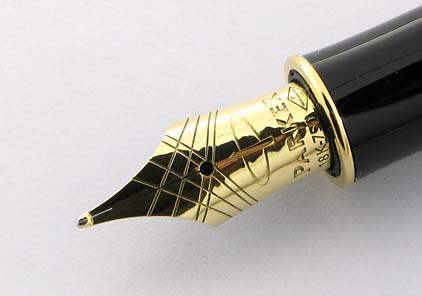 Stylo plume Sonnet laqu� gris intense attributs plaqu�s or de Parker - photo 5