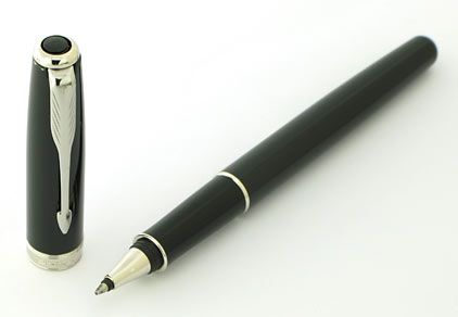 Roller Sonnet laqu� noir intense attributs chrom�s de Parker - photo 3