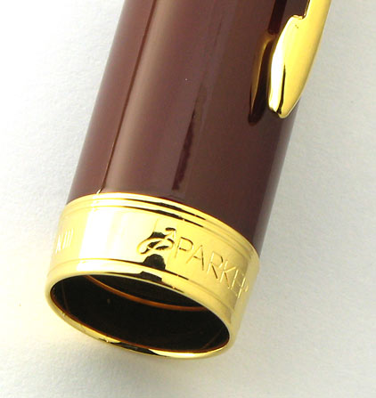 Roller Sonnet laqu� rouge intense attributs plaqu�s or de Parker - photo 4
