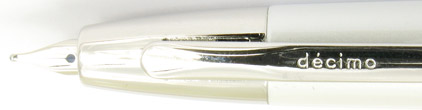 Stylo plume Blanc D�cimo Blanc Rhodium de Pilot - photo 4