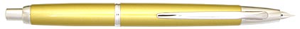 Stylo plume Blanc D�cimo Jaune d'or Rhodium de Pilot, cliquez pour plus de d�tails sur ce stylo...