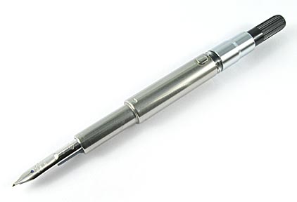 Stylo plume Blanc D�cimo Jaune d'or Rhodium de Pilot - photo 3
