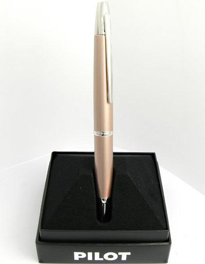 Stylo plume D�cimo Rose Saumon Rhodium de Pilot - photo.