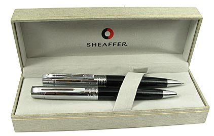 Parure Gift 300 noire et chrome bille/portemine de Sheaffer - photo 4