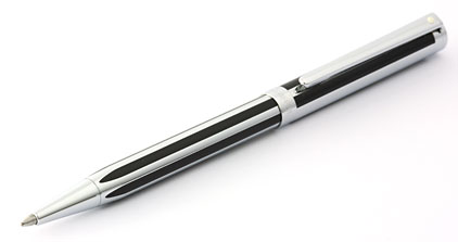 Stylo bille ray� noir chrom� Intensity de Sheaffer - photo.