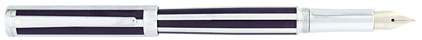 Stylo plume ray� violet chrom� Intensity de Sheaffer, cliquez pour plus de d�tails sur ce stylo...