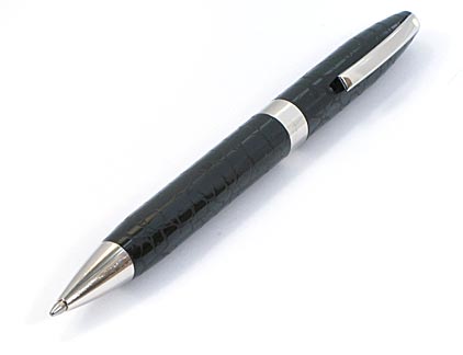 Stylo bille Legacy laqu� noir fa�on cuir de Sheaffer - photo.