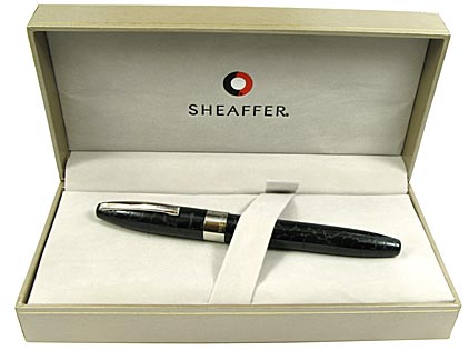 Stylo plume Legacy laqu� noir Fa�on cuir de Sheaffer - photo 5