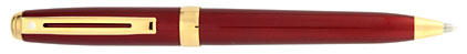 Stylo bille Prelude Mini Red Translucent attributs dor�s de Sheaffer, cliquez pour plus de d�tails sur ce stylo...