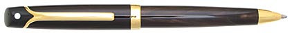 Stylo bille Valor�TM Ambre attributs plaqu�s or de Scheaffer�