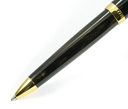 Stylo bille Valor�TM Ambre attributs plaqu�s or de Scheaffer� - photo.