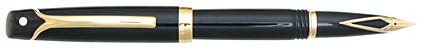 Stylo plume Valor�TM Noir attributs plaqu�s or de Scheaffer�