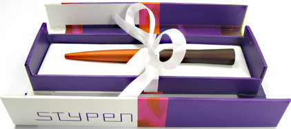 Stylo bille Noa Prune et orange de Stypen - photo 4