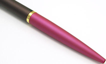 Stylo bille Noa Prune et fuchsia de Stypen - photo.