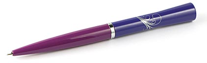 Stylo bille Noa Tatoo haut parme de Stypen - photo.