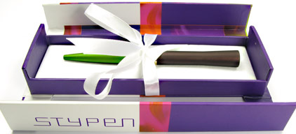 Stylo bille Noa Prune et vert de Stypen - photo 4