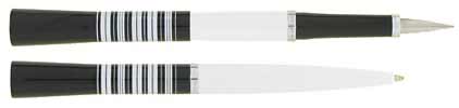 Parure Noa Noir Blanc de Stypen, cliquez pour plus de d�tails sur ce stylo...