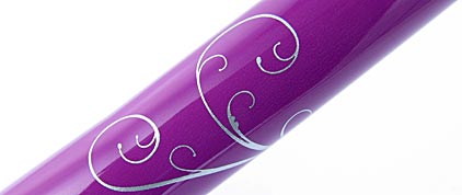 Parure Noa Tatoo haut violet de Stypen - photo 3