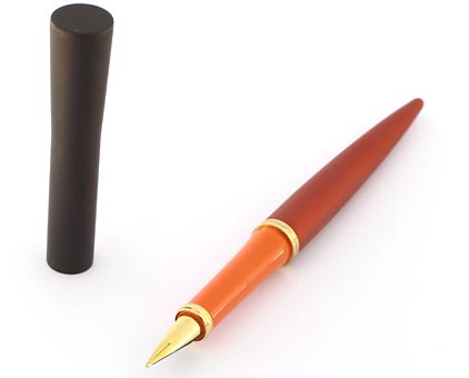 Stylo plume Noa Prune et orange de Stypen - photo.