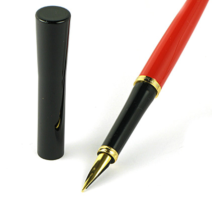 Stylo plume Noa Red and Black capuchon noir de Stypen - photo 2