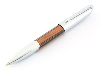 Stylo bille chrom� Deck11 de Vuarnet - photo.