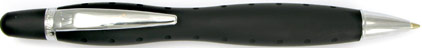 Le stylo bille s-Kiss noir caoutchout� de Vuarnet