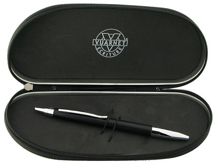 Stylo bille Sloop noir attributs chrom�s de Vuarnet - photo 4