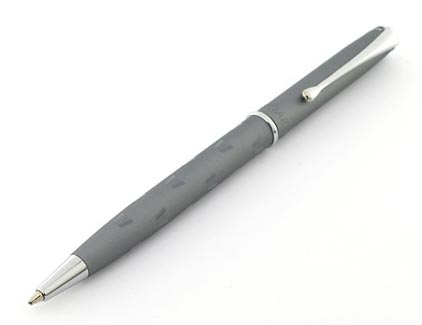 Stylo bille Torino Logo gris de Vuarnet - photo.